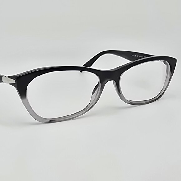 Prada VPR 15P ZYY-1O1 Black Gradient Transparent Eyeglasses Frame Italy 53mm - Picture 6 of 13